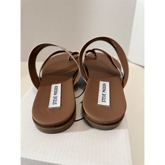 Steve Madden Athens Strappy Flat Sandal Snake print NIB - Picture 6 of 8